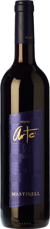 27,95 € 免费送货 | 红酒 MasTinell Arte 预订 D.O. Penedès 加泰罗尼亚 西班牙 Merlot, Cabernet Sauvignon, Cabernet Franc 瓶子 75 cl