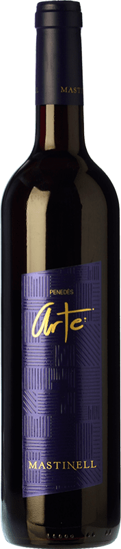 21,95 € Envío gratis | Vino tinto MasTinell Arte Reserva D.O. Penedès Cataluña España Merlot, Cabernet Sauvignon, Cabernet Franc Ecológico Botella 75 cl