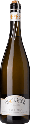 22,95 € 送料無料 | 白スパークリングワイン I Borboni Asprinio Frizzante I.G.T. Terre del Volturno カンパニア イタリア ボトル 75 cl