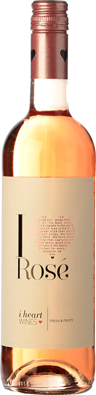 5,95 € Kostenloser Versand | Rosé-Wein I Heart Rosé Spanien Grenache Flasche 75 cl
