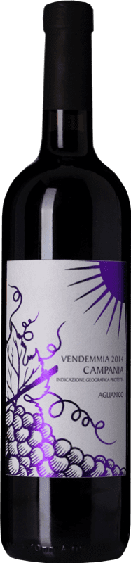 14,95 € Бесплатная доставка | Красное вино Il Cancelliere I.G.T. Campania Кампанья Италия Aglianico бутылка 75 cl