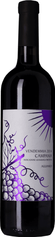 15,95 € Бесплатная доставка | Красное вино Il Cancelliere I.G.T. Campania Кампанья Италия Aglianico бутылка 75 cl