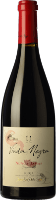 11,95 € Free Shipping | Red wine Javier San Pedro Viuda Negra Nunca Jamás Oak D.O.Ca. Rioja The Rioja Spain Tempranillo Bottle 75 cl