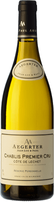 43,95 € Free Shipping | White Wine Jean-Luc & Paul Aegerter Côte de Léchet 1er Premier Cru Crianza — Aged A.O.C. Chablis Burgundy France Chardonnay 75 cl