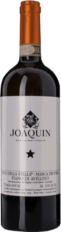 44,95 € Spedizione Gratuita | Vino bianco Joaquin Vino della Stella D.O.C.G. Fiano d'Avellino Campania Italia Fiano Bottiglia 75 cl