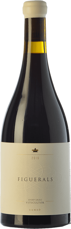 36,95 € Free Shipping | Red wine Josep Grau Figuerals Aged D.O. Montsant Catalonia Spain Samsó Organic Bottle 75 cl