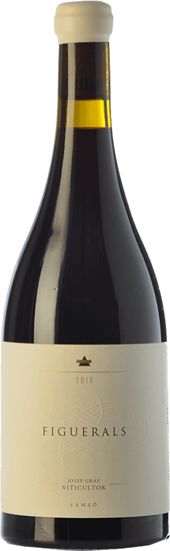 32,95 € Free Shipping | Red wine Josep Grau Figuerals Crianza D.O. Montsant Catalonia Spain Samsó Bottle 75 cl