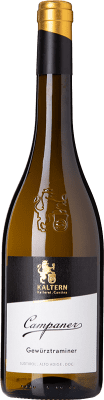 24,95 € Envio grátis | Vinho branco Kaltern Campaner D.O.C. Alto Adige Trentino-Alto Adige Itália Gewürztraminer Garrafa 75 cl