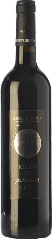 18,95 € Spedizione Gratuita | Vino rosso Kirios de Adrada Todo Crianza D.O. Ribera del Duero Castilla y León Spagna Tempranillo Bottiglia 75 cl