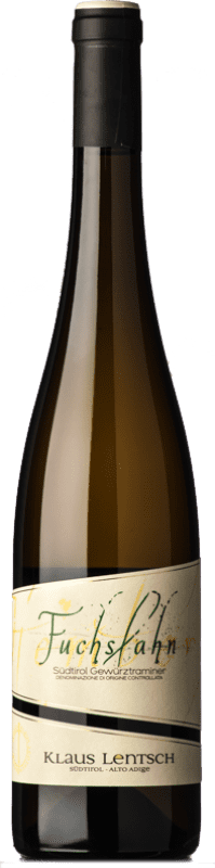21,95 € Envio grátis | Vinho branco Klaus Lentsch Fuchslahn D.O.C. Alto Adige Trentino-Alto Adige Itália Gewürztraminer Garrafa 75 cl