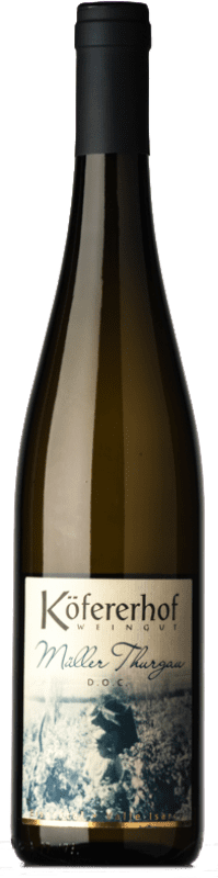 15,95 € Envío gratis | Vino blanco Köfererhof D.O.C. Alto Adige Trentino-Alto Adige Italia Müller-Thurgau Botella 75 cl