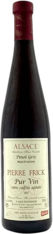 33,95 € Envio grátis | Vinho branco Pierre Frick Macération A.O.C. Alsace Alsácia França Pinot Cinza Garrafa 75 cl