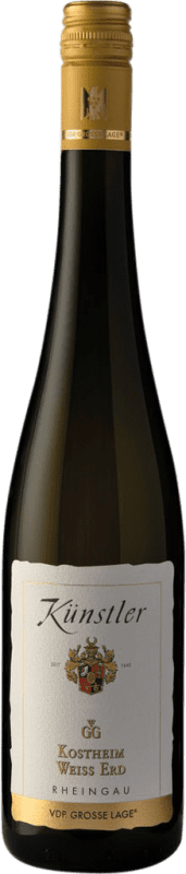 39,95 € 免费送货 | 白酒 Künstler Kostheim Weis Erd Q.b.A. Rheingau 德国 Riesling 瓶子 75 cl