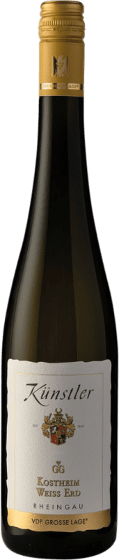 51,95 € Envio grátis | Vinho Branco Künstler Kostheim Weis Erd Q.b.A. Rheingau Alemanha Riesling 75 cl