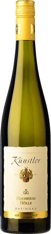 62,95 € Бесплатная доставка | Белое вино Künstler Hochheim Hölle Troken старения Q.b.A. Rheingau Германия Riesling бутылка 75 cl