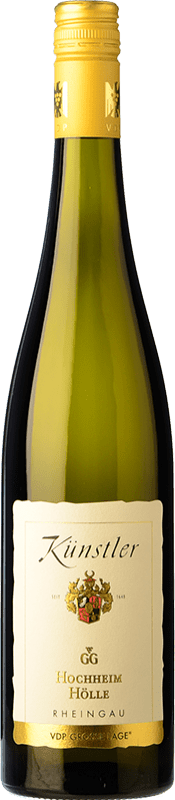 59,95 € 免费送货 | 白酒 Künstler Hochheim Hölle Troken 岁 Q.b.A. Rheingau 德国 Riesling 瓶子 75 cl