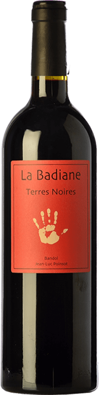26,95 € Envío gratis | Vino tinto La Badiane Terres Noires Crianza A.O.C. Bandol Provence Francia Monastrell Botella 75 cl