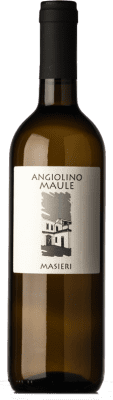 13,95 € 免费送货 | 白酒 Angiolino Maule Bianco Masieri I.G.T. Veneto 威尼托 意大利 Trebbiano, Garganega 瓶子 75 cl