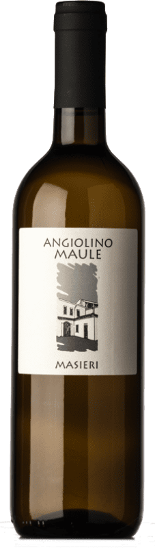 14,95 € Envio grátis | Vinho branco Angiolino Maule Bianco Masieri I.G.T. Veneto Vêneto Itália Trebbiano, Garganega Garrafa 75 cl