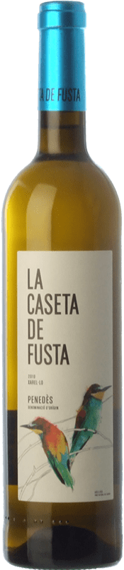 9,95 € Envio grátis | Vinho branco La Caseta de Fusta D.O. Catalunya Catalunha Espanha Xarel·lo Garrafa 75 cl