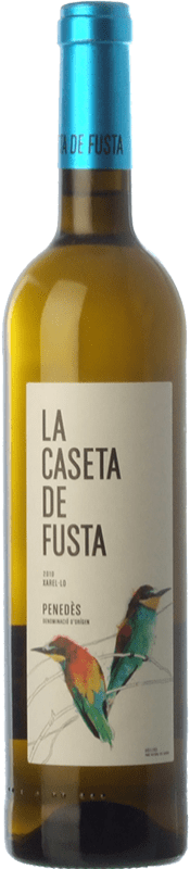 9,95 € Envío gratis | Vino blanco La Caseta de Fusta D.O. Catalunya Cataluña España Xarel·lo Botella 75 cl
