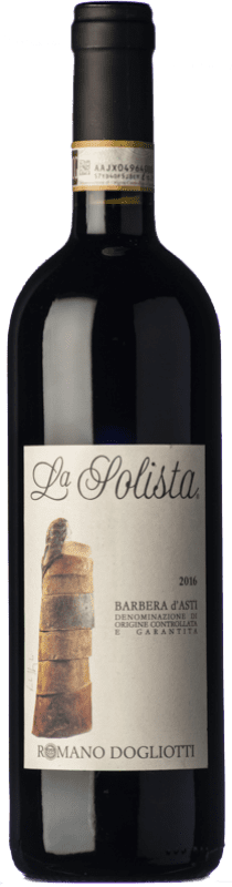 9,95 € Spedizione Gratuita | Vino rosso La Caudrina La Solista D.O.C. Barbera d'Asti Piemonte Italia Barbera Bottiglia 75 cl