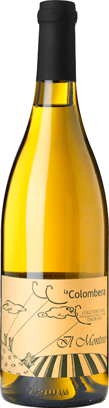 36,95 € Spedizione Gratuita | Vino bianco La Colombera Derthona Il Montino D.O.C. Colli Tortonesi Piemonte Italia Timorasso Bottiglia 75 cl