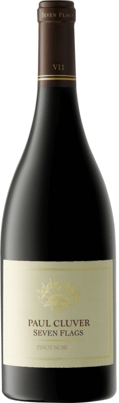 57,95 € Free Shipping | Red wine Paul Cluver Seven Flags A.V.A. Elgin Western Cape South Coast United States Pinot Black Bottle 75 cl