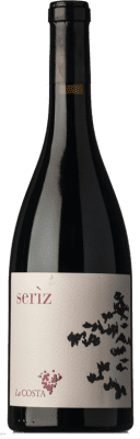 16,95 € Kostenloser Versand | Rotwein La Costa Rosso Serìz I.G.T. Terre Lariane Lombardei Italien Merlot, Syrah Ökologisch Flasche 75 cl