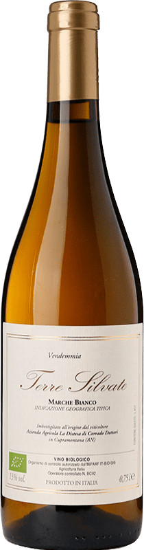 18,95 € 免费送货 | 白酒 La Distesa Terre Silvate I.G.T. Marche 马尔凯 意大利 Trebbiano, Verdicchio 瓶子 75 cl