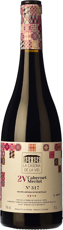 19,95 € Free Shipping | Red Wine Lagar de Isilla La Casona de la Vid 2V Crianza — Aged I.G.P. Vino de la Tierra de Castilla y León Castilla y León Spain Merlot, Cabernet Sauvignon Bottle 75 cl