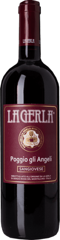 17,95 € Kostenloser Versand | Rotwein La Gerla Poggio gli Angeli I.G.T. Toscana Toskana Italien Sangiovese Flasche 75 cl