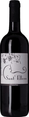 16,95 € 免费送货 | 红酒 La Ginestra Sant'Ellero I.G.T. Toscana 托斯卡纳 意大利 Sangiovese 瓶子 75 cl