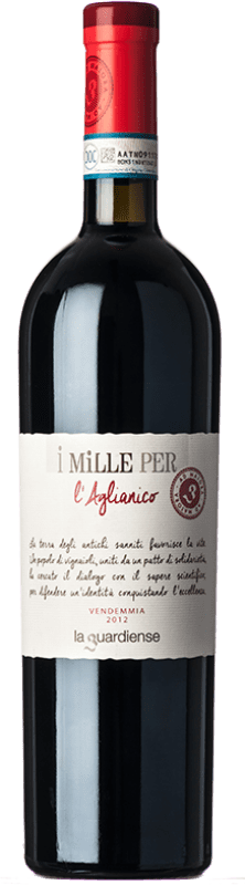 36,95 € Envio grátis | Vinho tinto La Guardiense I Mille D.O.C. Sannio Campania Itália Aglianico Garrafa 75 cl