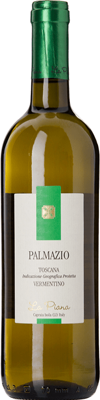 18,95 € Бесплатная доставка | Белое вино La Piana Palmazio di Capraia I.G.T. Toscana Тоскана Италия Vermentino бутылка 75 cl