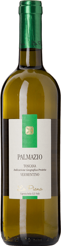 19,95 € Spedizione Gratuita | Vino bianco La Piana Palmazio di Capraia I.G.T. Toscana Toscana Italia Vermentino Bottiglia 75 cl