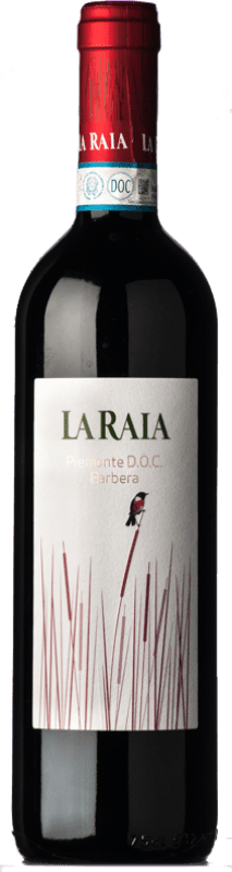 16,95 € Spedizione Gratuita | Vino rosso La Raia D.O.C. Piedmont Piemonte Italia Barbera Bottiglia 75 cl