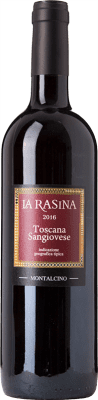 8,95 € Free Shipping | Red wine La Rasina I.G.T. Toscana Tuscany Italy Sangiovese Bottle 75 cl