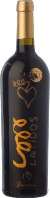 9,95 € 送料無料 | 赤ワイン Latidos I Love Barrica 高齢者 I.G.P. Vino de la Tierra de Valdejalón スペイン Tempranillo, Merlot, Grenache ボトル 75 cl