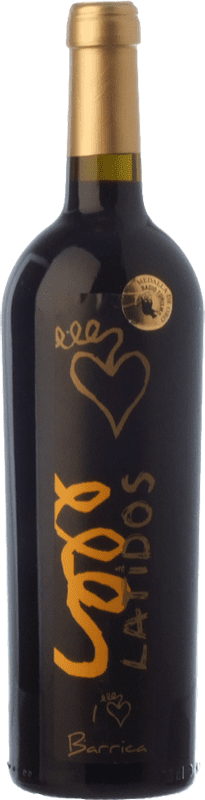 9,95 € Spedizione Gratuita | Vino rosso Latidos I Love Barrica Crianza I.G.P. Vino de la Tierra de Valdejalón Spagna Tempranillo, Merlot, Grenache Bottiglia 75 cl