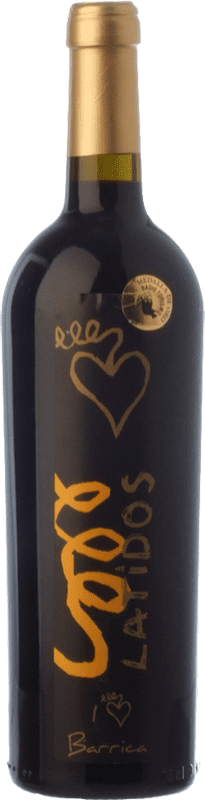 10,95 € Spedizione Gratuita | Vino Rosso Latidos I Love Botte I.G.P. Vino de la Tierra de Valdejalón Spagna Tempranillo, Merlot, Garnacha — Grenache 75 cl