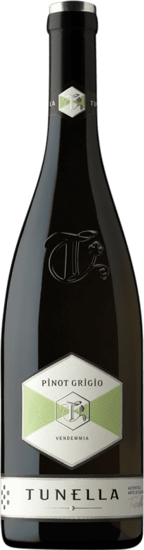 19,95 € Envío gratis | Vino blanco La Tunella D.O.C. Colli Orientali del Friuli Friuli-Venezia Giulia Italia Pinot Gris Botella 75 cl