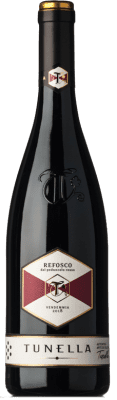 17,95 € Spedizione Gratuita | Vino Rosso La Tunella D.O.C. Colli Orientali del Friuli Friuli-Venezia Giulia Italia Refosco 75 cl