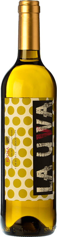 7,95 € Бесплатная доставка | Белое вино Lauwa Blanco D.O.Ca. Rioja Ла-Риоха Испания Tempranillo White бутылка 75 cl