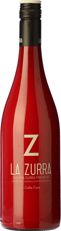 11,95 € 免费送货 | 酒桑格利亚汽酒 La Zurra Premium 西班牙 瓶子 75 cl