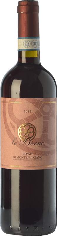 12,95 € Бесплатная доставка | Красное вино Le Bèrne D.O.C. Rosso di Montepulciano Тоскана Италия Prugnolo Gentile бутылка 75 cl