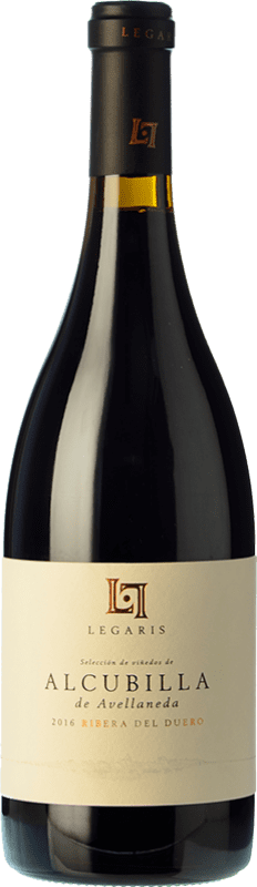 38,95 € Free Shipping | Red Wine Legaris Alcubilla de Avellaneda Crianza — Aged D.O. Ribera del Duero Castilla y León Spain Tempranillo Bottle 75 cl