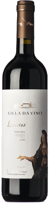 15,95 € Envio grátis | Vinho tinto Leonardo da Vinci Linarius I.G.T. Toscana Tuscany Itália Syrah Garrafa 75 cl
