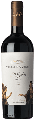 26,95 € Free Shipping | Red wine Leonardo da Vinci Sto. Ippolito I.G.T. Toscana Tuscany Italy Merlot, Syrah, Sangiovese Bottle 75 cl