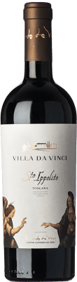 19,95 € Free Shipping | Red wine Leonardo da Vinci Sto. Ippolito I.G.T. Toscana Tuscany Italy Merlot, Syrah, Sangiovese Bottle 75 cl